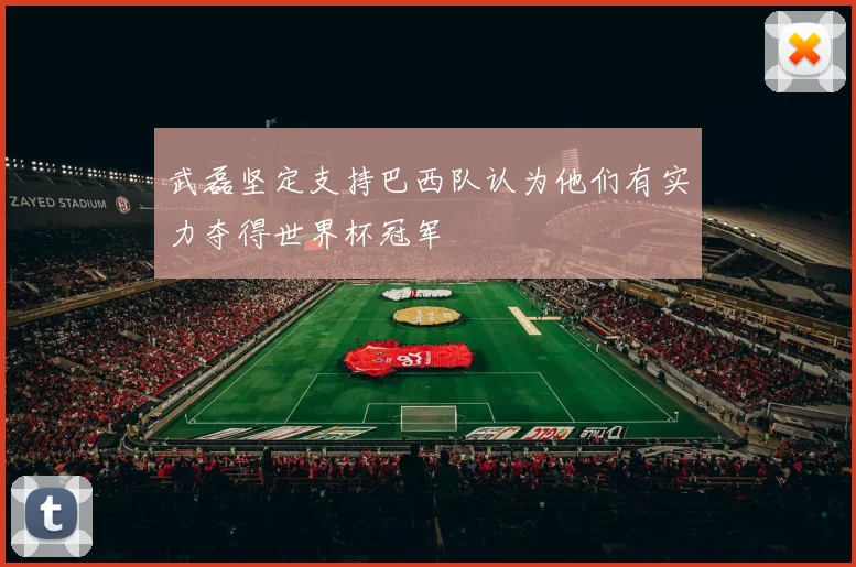 武磊坚定支持巴西队认为他们有实力夺得世界杯冠军